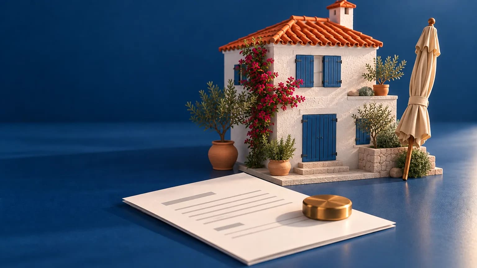 Maison de vacances aux volets clos et formulaire vierge : l'impôt de non-résident sur une résidence secondaire en Espagne